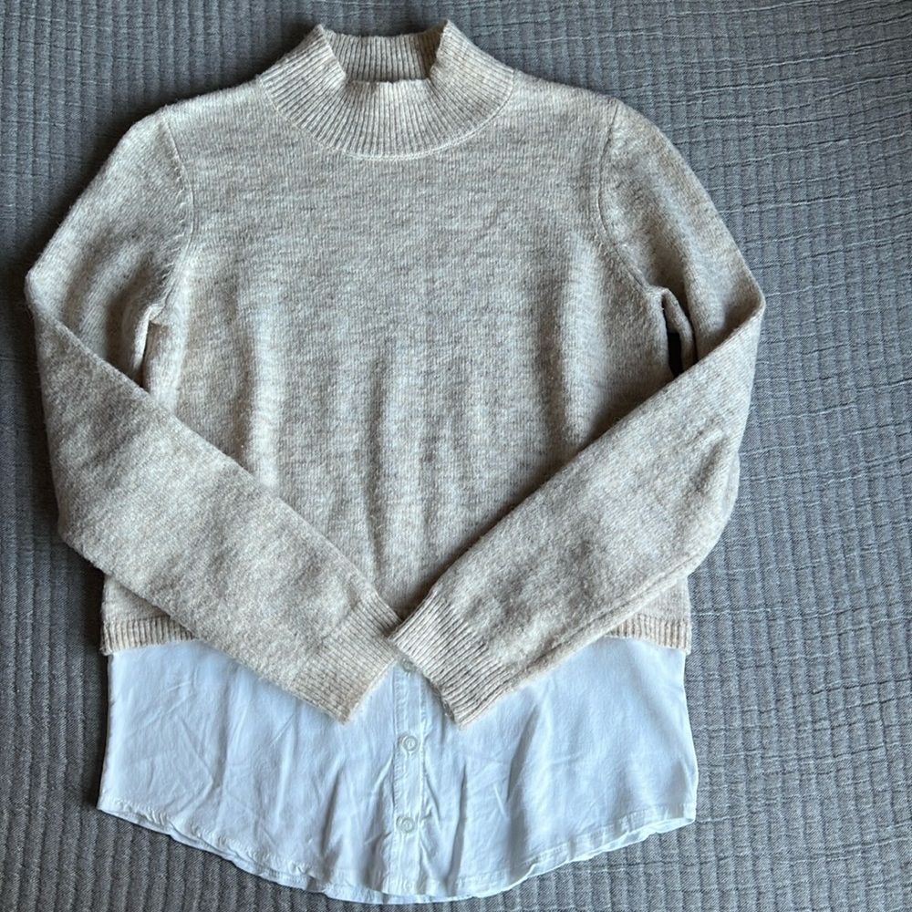 Jessica Simpson | Layered Turtle Neck Sweater
